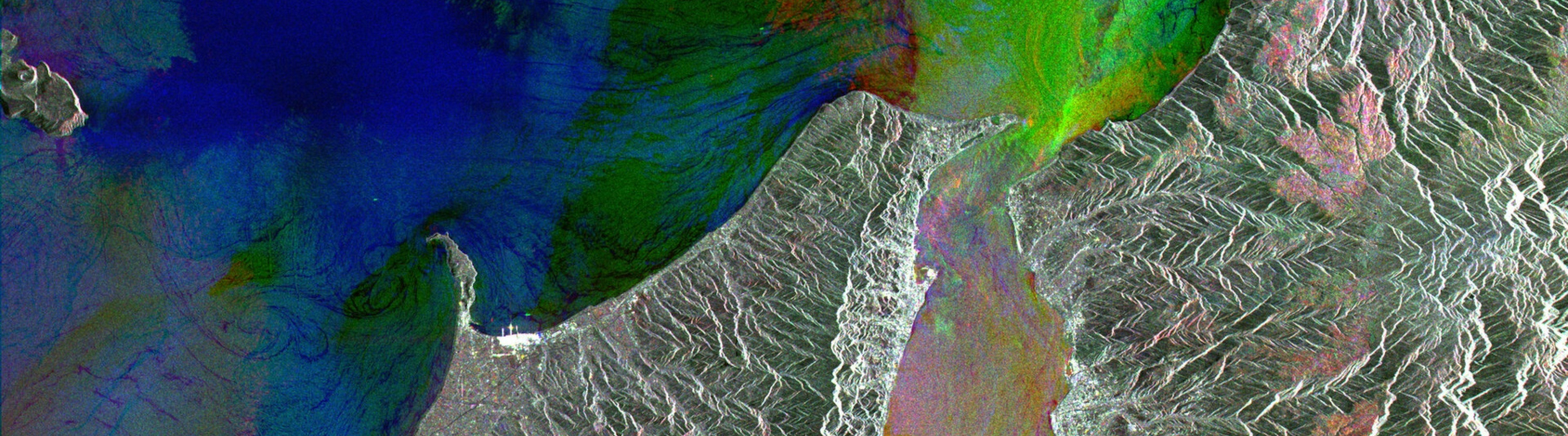 ERS-2 image of the Strait of Messina