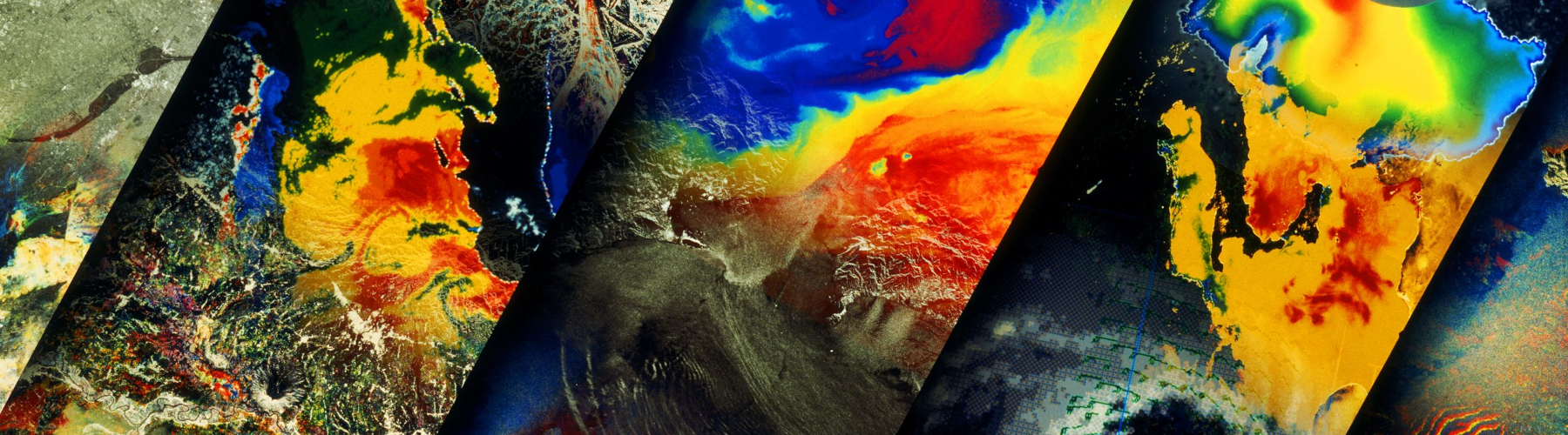 Mosaic of different ERS-2 results